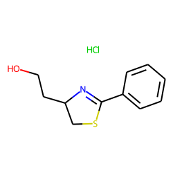 Dl-4-(2-hydroxyethyl)-2-phenyl-delta^2-thiazoline hydrochloride