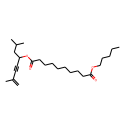 Sebacic acid, 2,7-dimethylocta-7-en-5-yn-4-yl pentyl ester