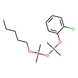 Silane, dimethyl(dimethyl(2-chlorophenoxy)silyloxy)pentyloxy-