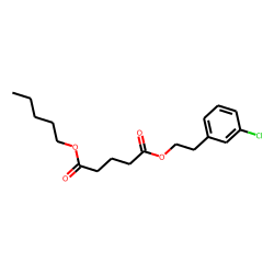 Glutaric acid, 2-(3-chlorophenyl)ethyl pentyl ester