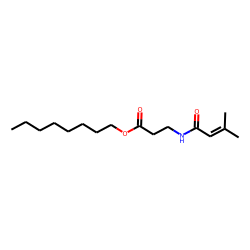 «beta»-Alanine, N-(3-methylbut-2-enoyl)-, octyl ester
