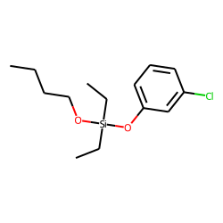 Silane, diethylbutoxy(3-chlorophenoxy)-