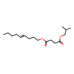 Succinic acid, isobutyl non-4-enyl ester