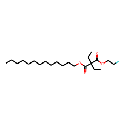Diethylmalonic acid, 2-fluoroethyl tridecyl ester