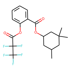 3,3,5-Trimethylcyclohexyl 2-(pentafluoropropionyloxy)benzoate