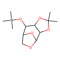 1,6-Anhydro-2,3-O-isopropylidene-«beta»-D-mannopyranose, trimethylsilyl ether