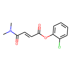 Fumaric acid, monoamide, N,N-dimethyl-, 2-chlorophenyl ester