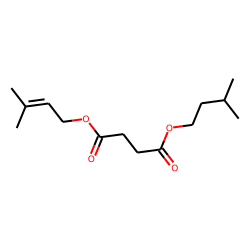 Succinic acid, 3-methylbutyl 3-methylbut-2-enyl ester