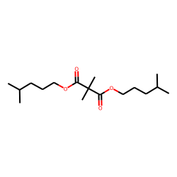 Dimethylmalonic acid, diisohexyl ester