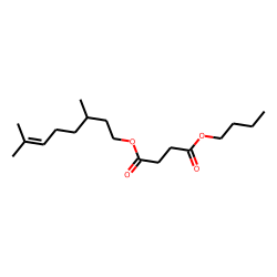 Succinic acid, butyl 3,7-dimethyloct-6-en-1-yl ester