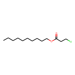 Propanoic acid, 3-chloro-, decyl ester
