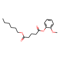 Glutaric acid, hexyl 2-methoxyphenyl ester