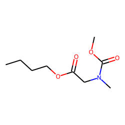 Glycine, N-methyl-N-methoxycarbonyl-, butyl ester