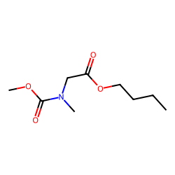 Glycine, n-methyl-n-methoxycarbonyl-, butyl ester