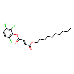 Fumaric acid, decyl 2,3,6-trichlorophenyl ester