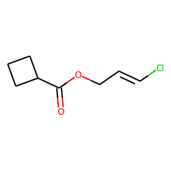 Cyclobutanecarboxylic acid, 3-chloroprop-2-enyl ester