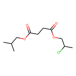 Succinic acid, 2-chloropropyl isobutyl ester