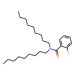 Benzamide, N,N-dinonyl-2-fluoro-