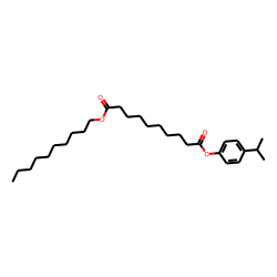 Sebacic acid, 4-isopropylphenyl decyl ester