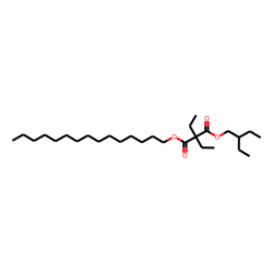 Diethylmalonic acid, 2-ethylbutyl pentadecyl ester