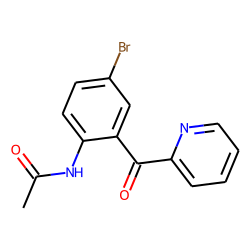 Bromazepam M (3-hydroxy-), hydrolysis, acetylated