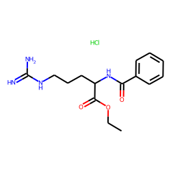 L-arginine, n^2-benzoyl-, ethyle ster, hydrochloride