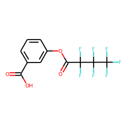 Benzoic acid, 3-(heptafluorobutyryloxy)-
