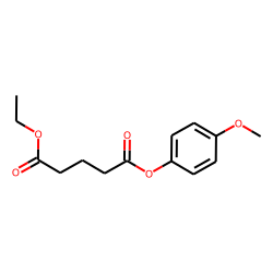 Glutaric acid, ethyl 4-methoxyphenyl ester