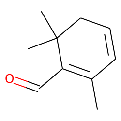 1,3-Cyclohexadiene-1-carboxaldehyde, 2,6,6-trimethyl-