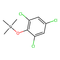 2,4,6-Trichlorophenol, trimethylsilyl ether
