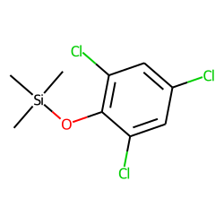 Phenol, 2,4,6-trichloro, TMS