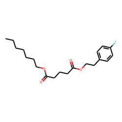 Glutaric acid, 2-(4-fluorophenyl)ethyl heptyl ester