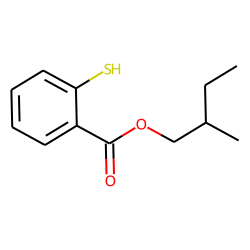 Benzoic acid, 2-(2-methylbutyl)thio-