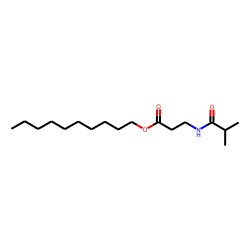 «beta»-Alanine, N-isobutyryl-, decyl ester