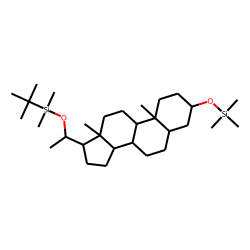 5«beta»-Pregnane-3«alpha»,20«alpha»-diol, (3-O)-TMSi, (20-O)-TBDMSi