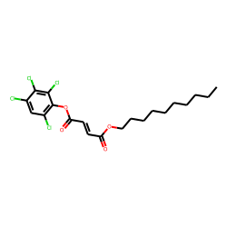 Fumaric acid, decyl 2,3,4,6-tetrachlorophenyl ester