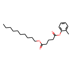 Glutaric acid, decyl 2-methylphenyl ester