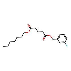 Glutaric acid, 3-fluorobenzyl heptyl ester