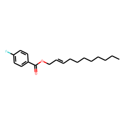 4-Fluorobenzoic acid, undec-2-enyl ester