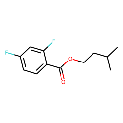 2,4-Difluorobenzoic acid, 3-methylbutyl ester