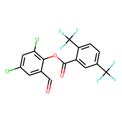 2,5-Di(trifluoromethyl)benzoic acid, 2,4-dichloro-6-formylphenyl ester