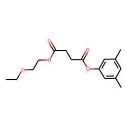 Succinic acid, 3,5-dimethylphenyl 2-ethoxyethyl ester