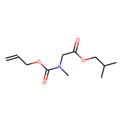 Glycine, N-methyl-N-allyloxycarbonyl-, isobutyl ester