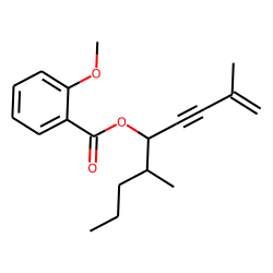 o-Anisic acid, 2,6-dimethylnon-1-en-3-yn-5-yl ester