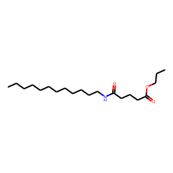 Glutaric acid, monoamide, N-dodecyl-, propyl ester