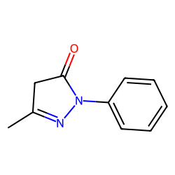 3H-Pyrazol-3-one, 2,4-dihydro-5-methyl-2-phenyl-