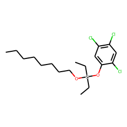 Silane, diethyloctyloxy(2,4,5-trichlorophenoxy)-