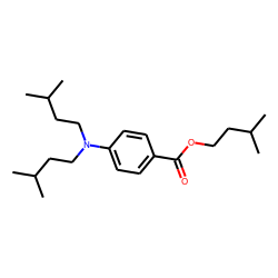 Benzoic acid, 4-di(3-methylbutyl)amino-, 3-methylbutyl ester