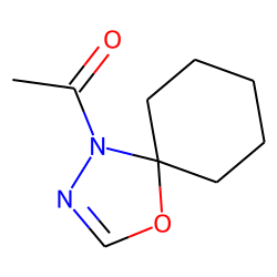 5,5-Pentamethylene-4-acetyl-1,3,4-oxadiazoline