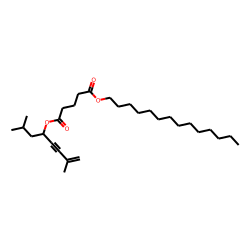 Glutaric acid, 2,7-dimethyloct-5-yn-7-en-4-yl tetradecyl ester